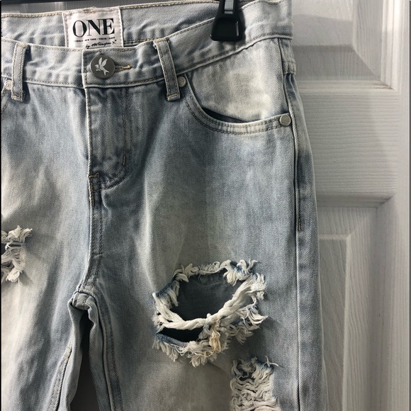 ONE Teaspoon 100% Cotton Jeans - Picture 2 of 8